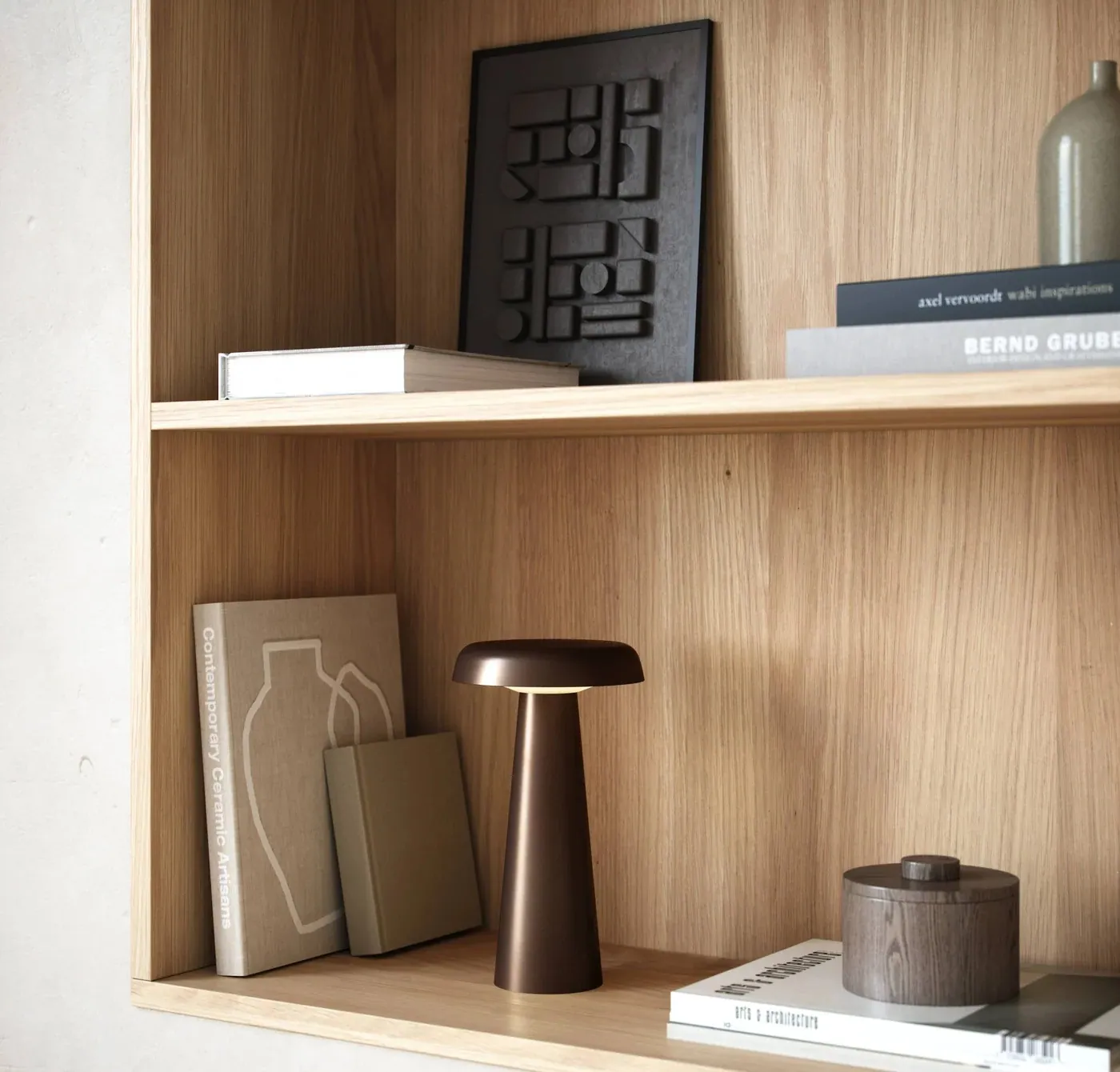 Lampa stołowa bezprzewodowa DFTP Nordlux Natural Home Decor