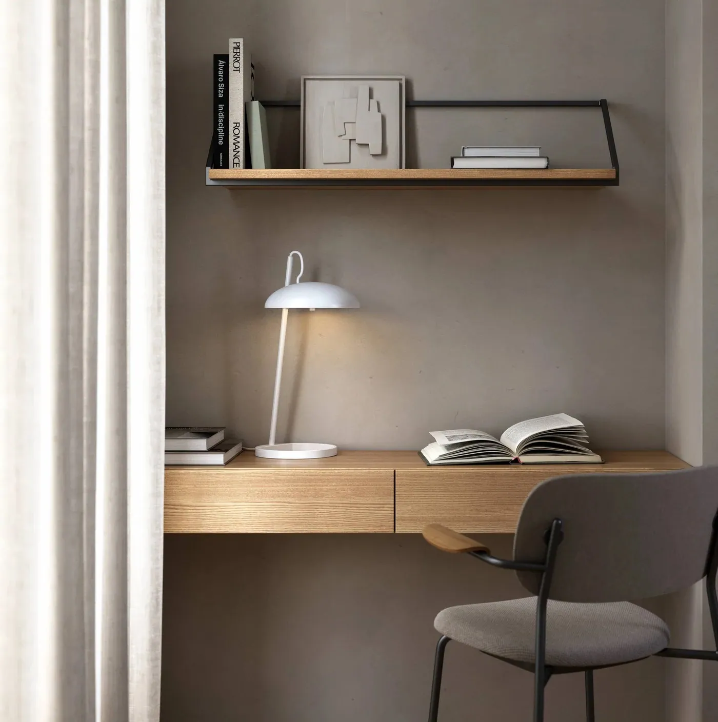 Lampa stołowa biała Versale DFTP Nordlux Natural Home Decor