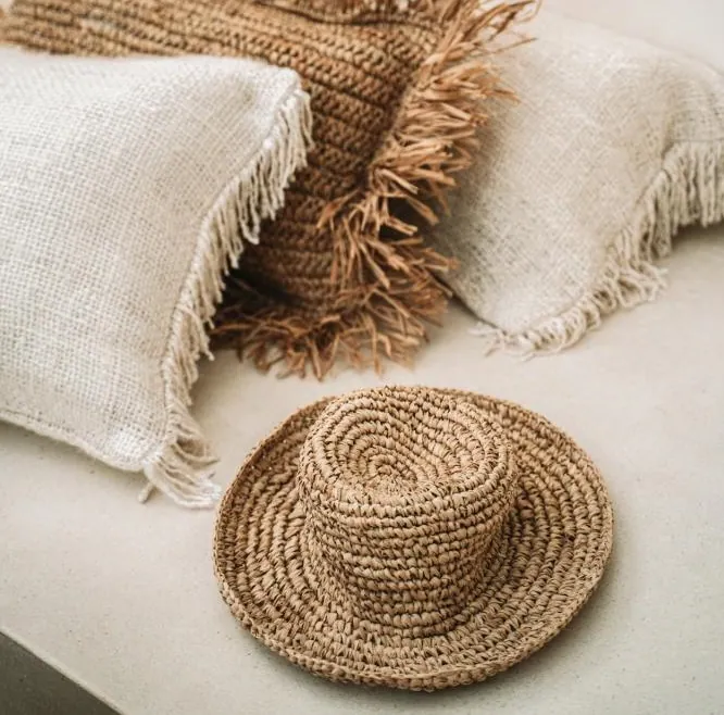 Kapelusz słomkowy Natural Home Decor