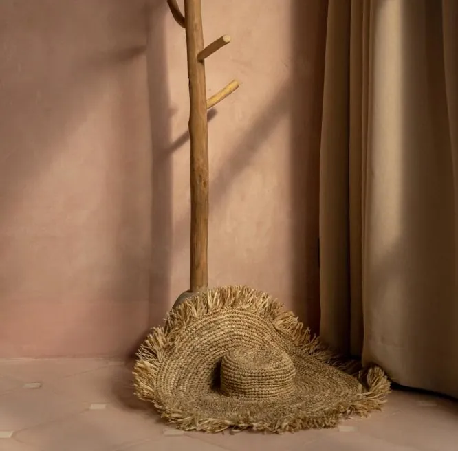 Kapelusz z rafii na lato Natural Home Decor