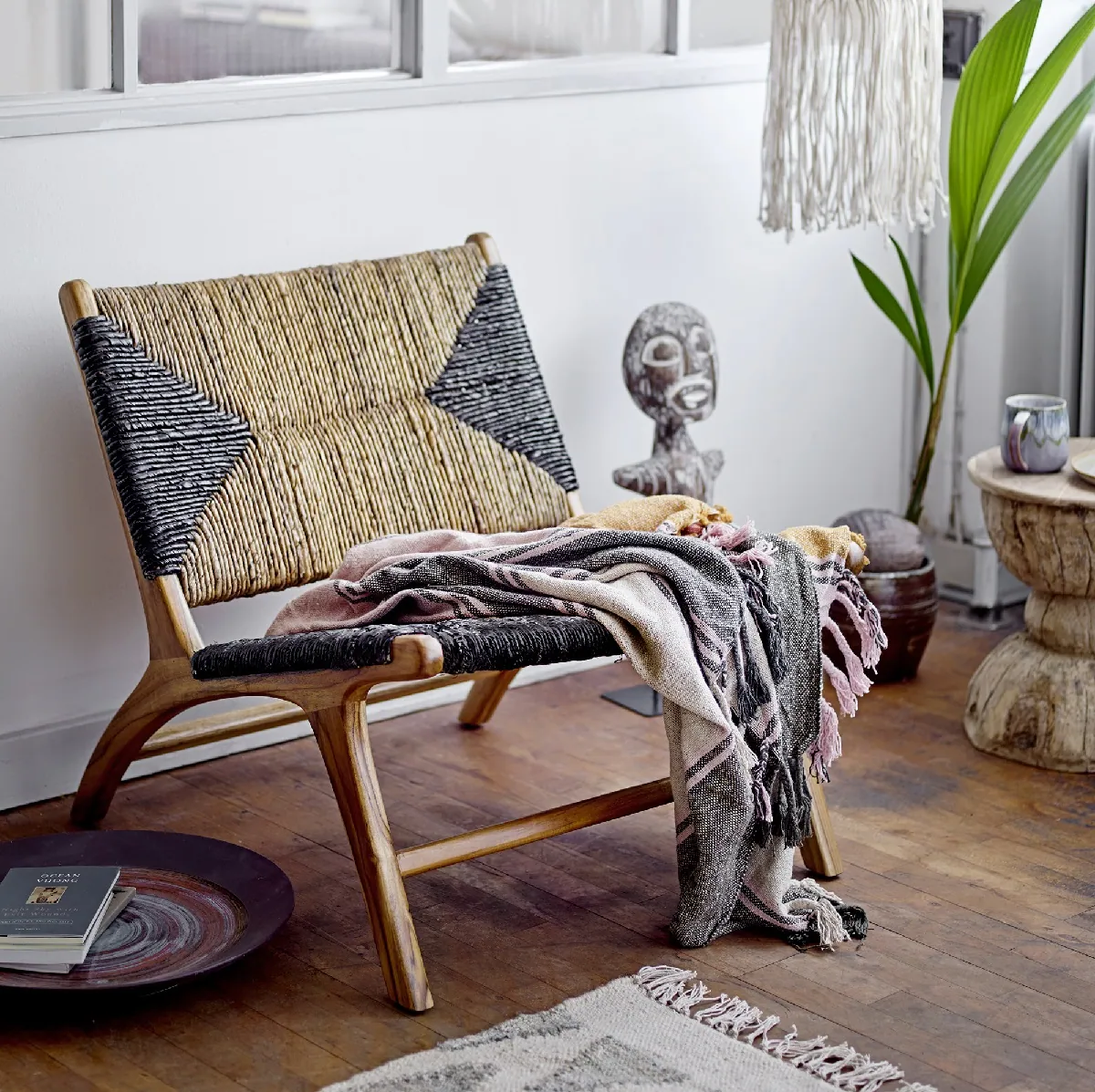 Fotel boho Grant Bloominville Natural Home Decor