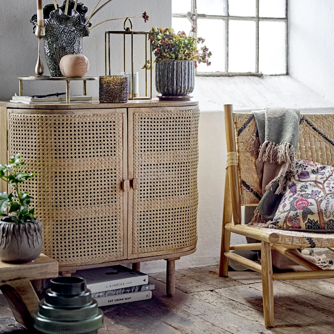 Fotel boho Lennox Bloominville Natural Home Decor