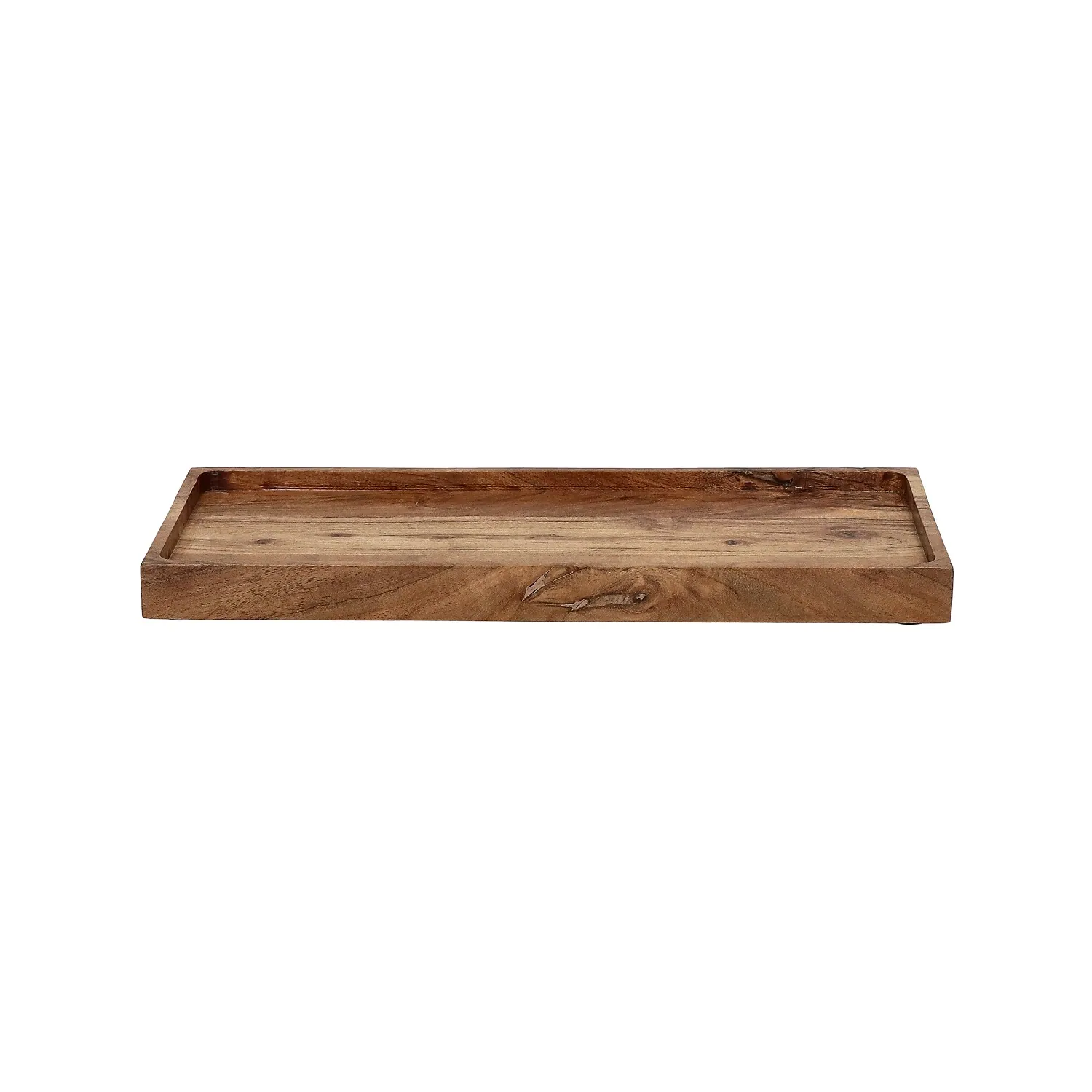 Taca do serwowania drewiana prostokątna Natural Home Decor
