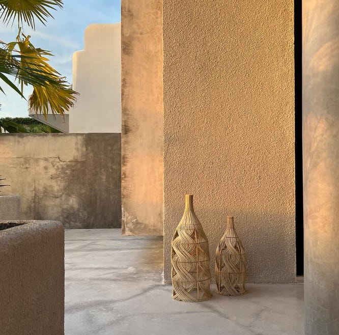 Abażur rattanowy Bazar Bizar Natural Home Decor
