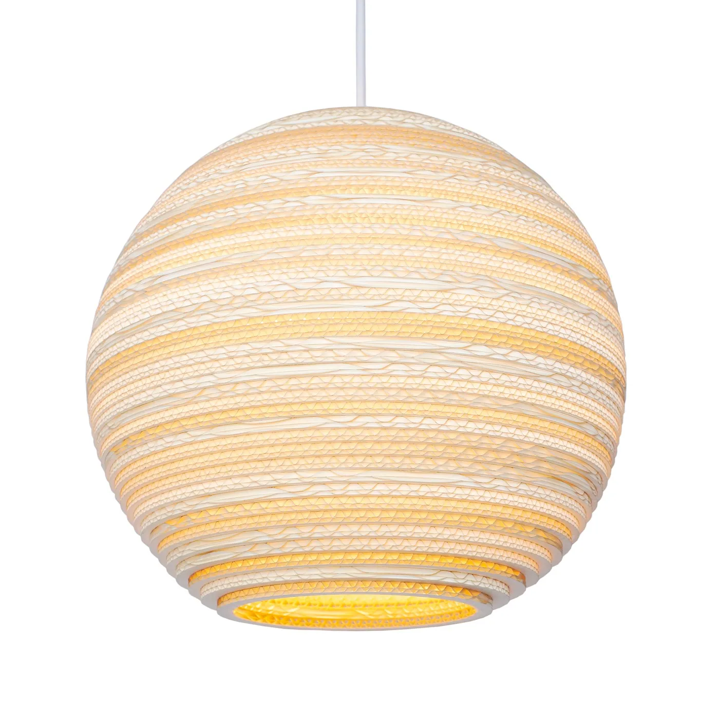 lampa kula wisząca Graypants Scraplights Blonde Home Decor