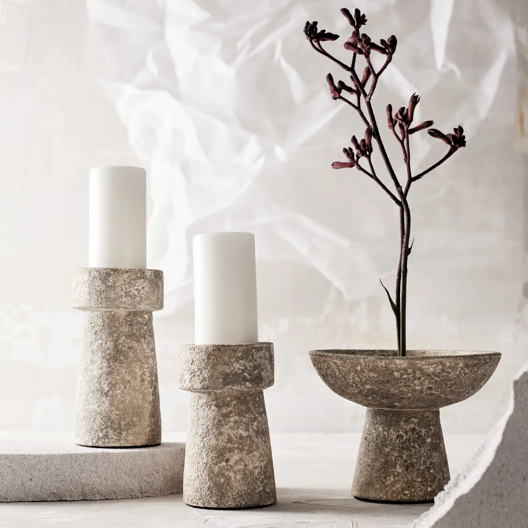 Świecznik dekoracyjny Eris Muubs Naturalhomedecor