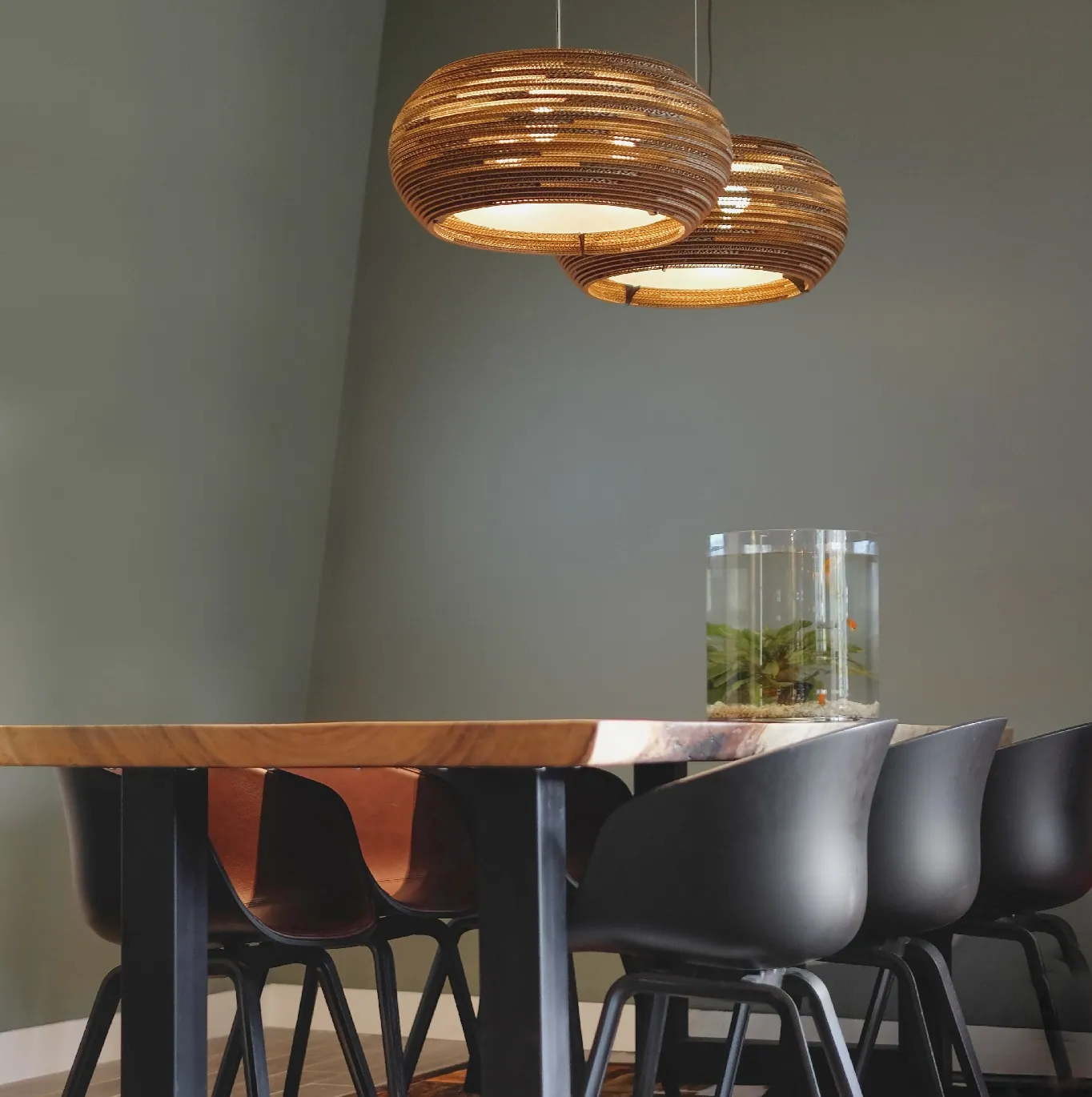 lampa wisząca designerska ohio Graypants Scraplights Natural Home Decor
