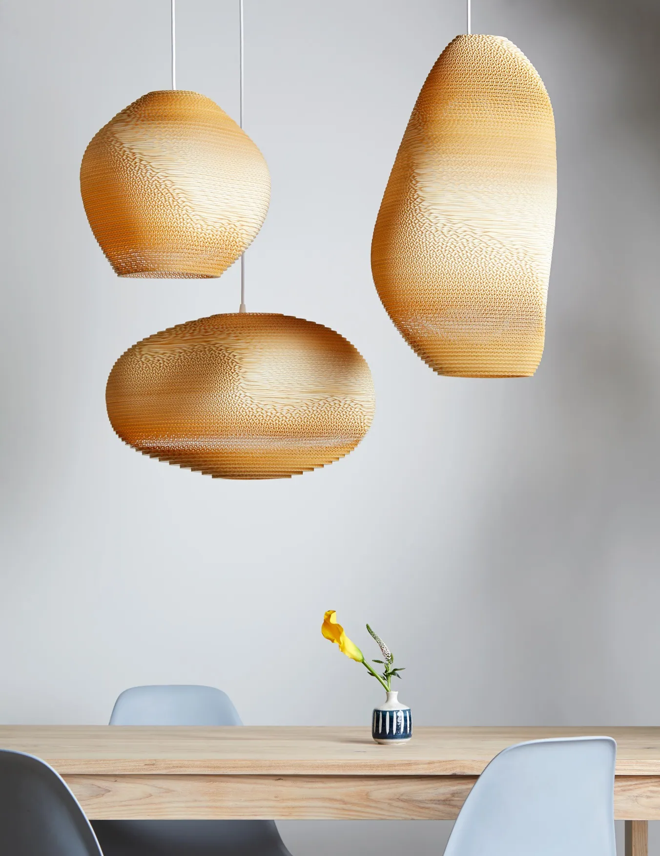 Designerska lampa sufitowa Graypants Scraplights Natural Home Decor