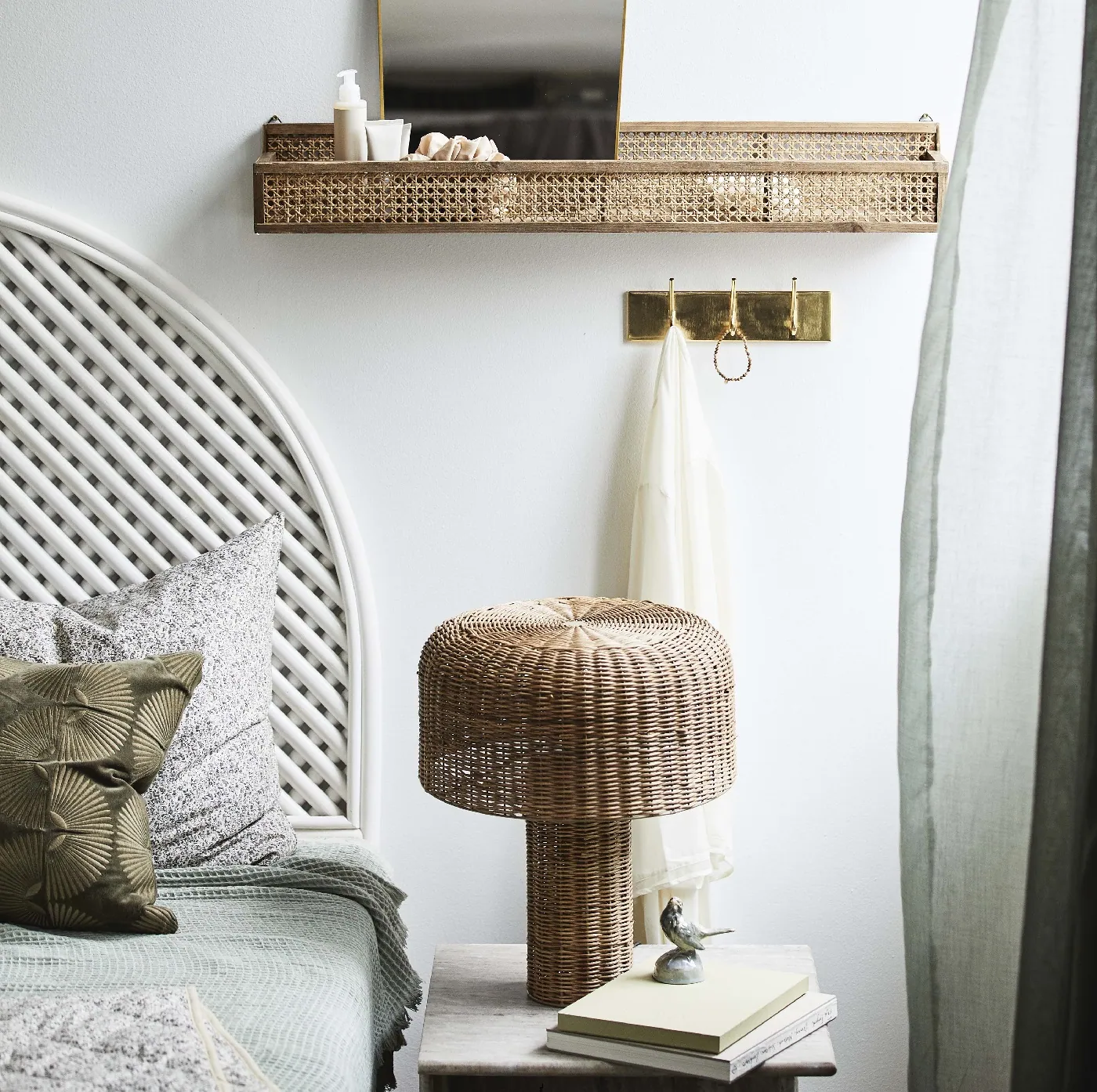 Lampa stołowa zwiklinowa Atum Nordal Natural Home Decor