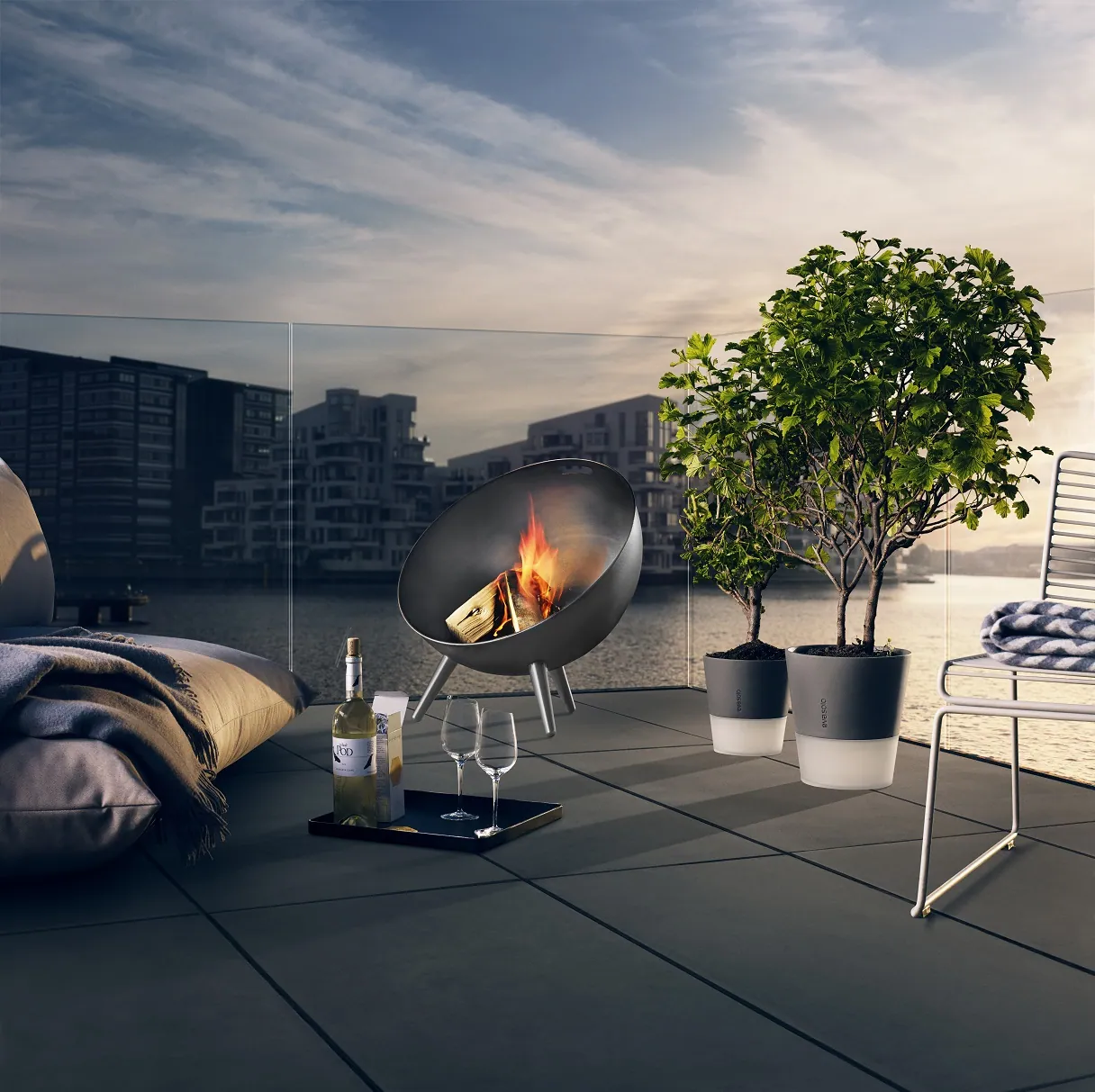 palenisko ogrodowe FireGlobe Eva Solo - naturalhomedecor