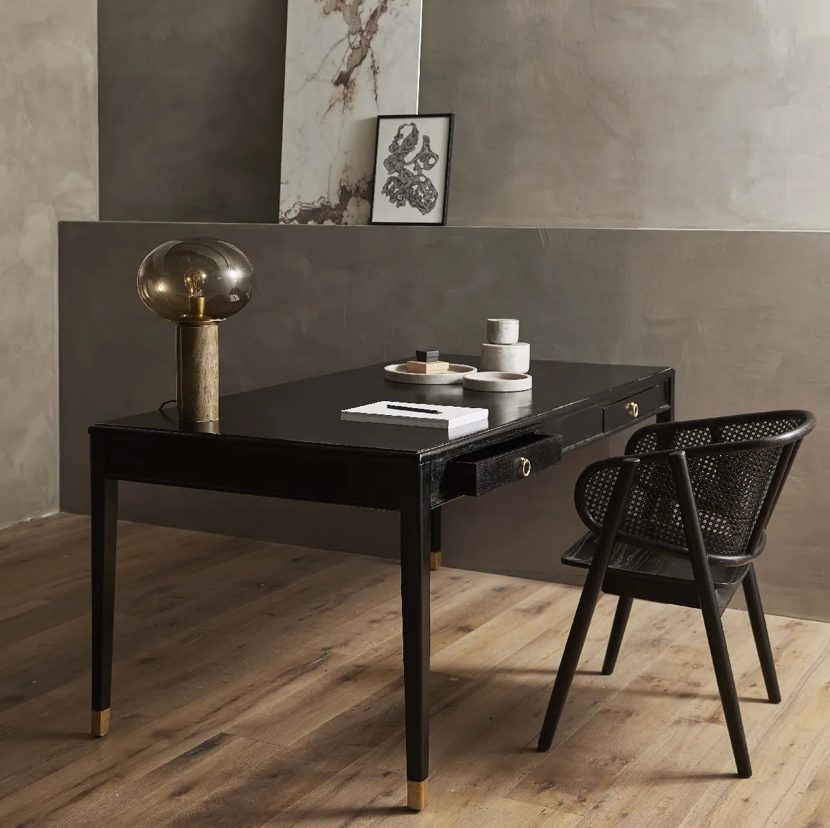 Nordal krzesło z podłokietnikami Wicky -natural home decor