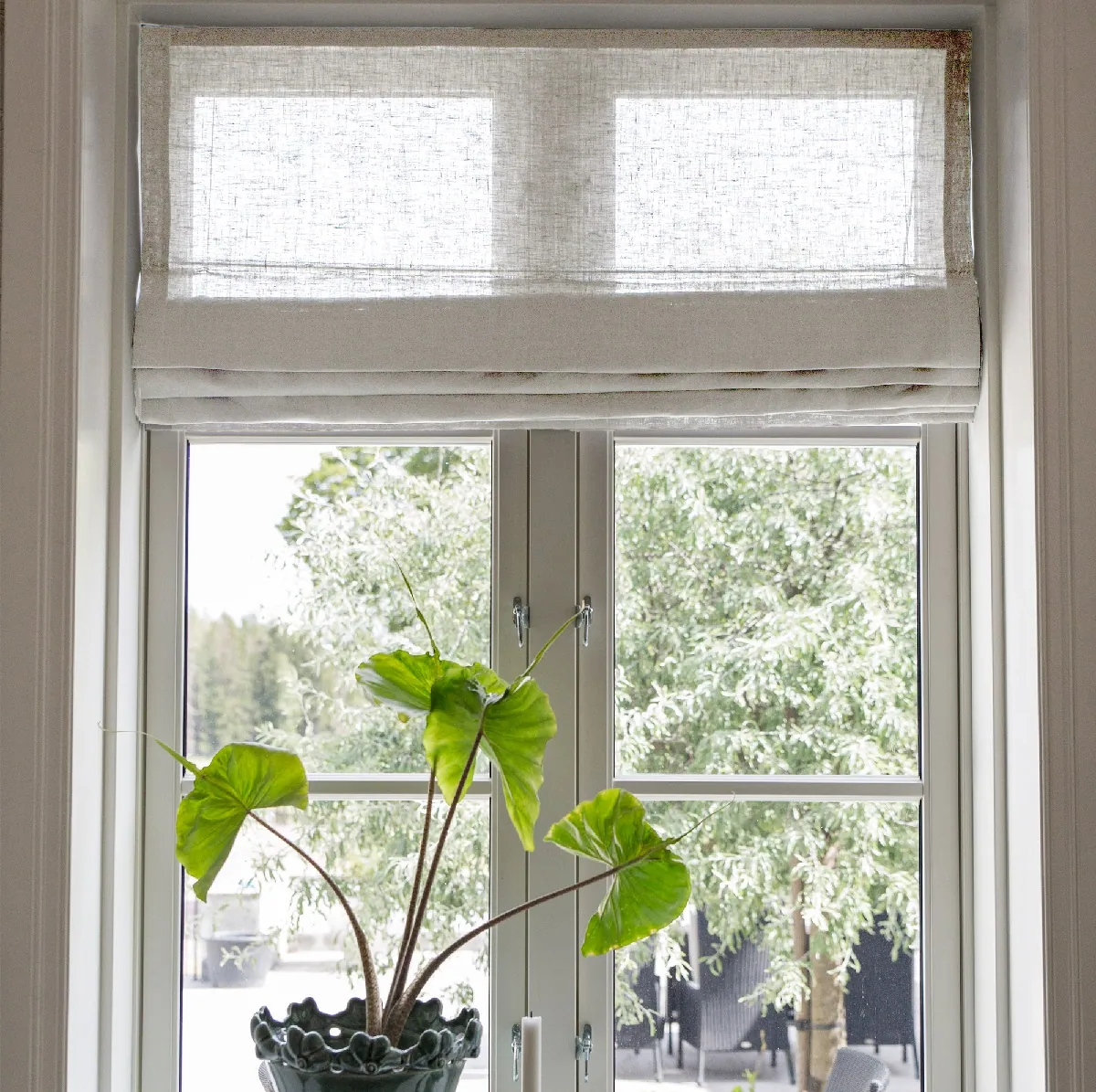 Roleta rzymska lniana Himla Naturalhomedecor