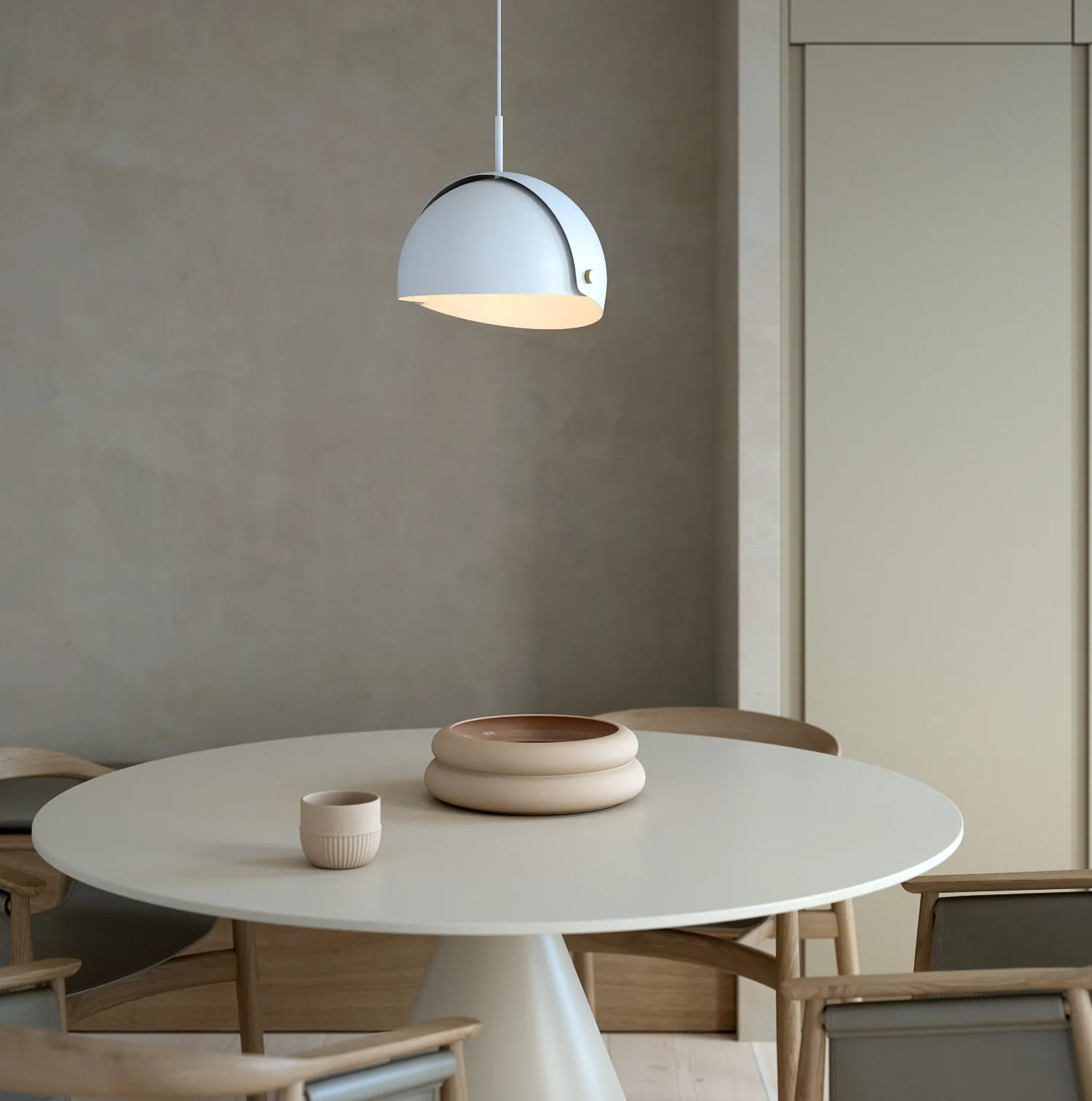 Lampa wisząca nad stół biała Align DFTP Nordlux - naturalhomedecor