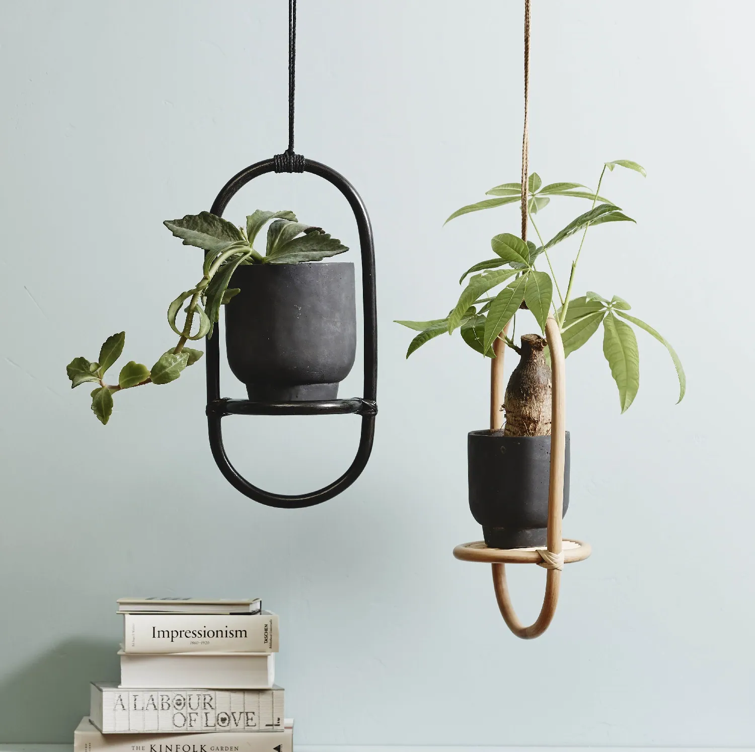 Kwietnik wiszący rattanowy Nordal Natural Home Decor