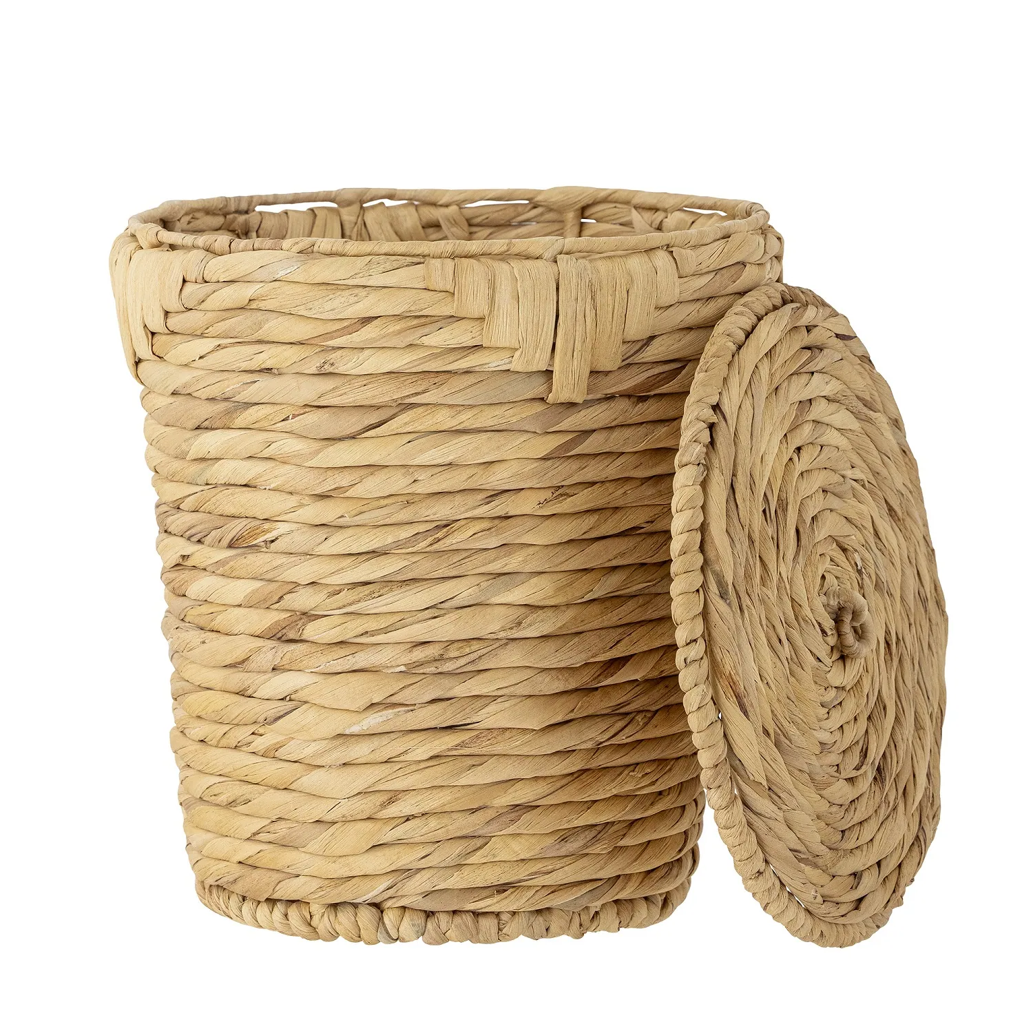 Kosz do przechowywania z pokrywą Peri Bloomingville Natural Home Decor