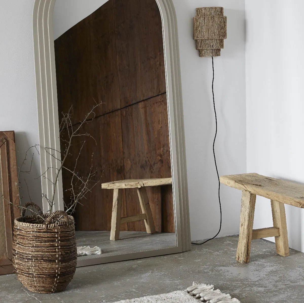 Nordal Aidos kinkiet jutowy, sklep internetowy Natural Home Decor