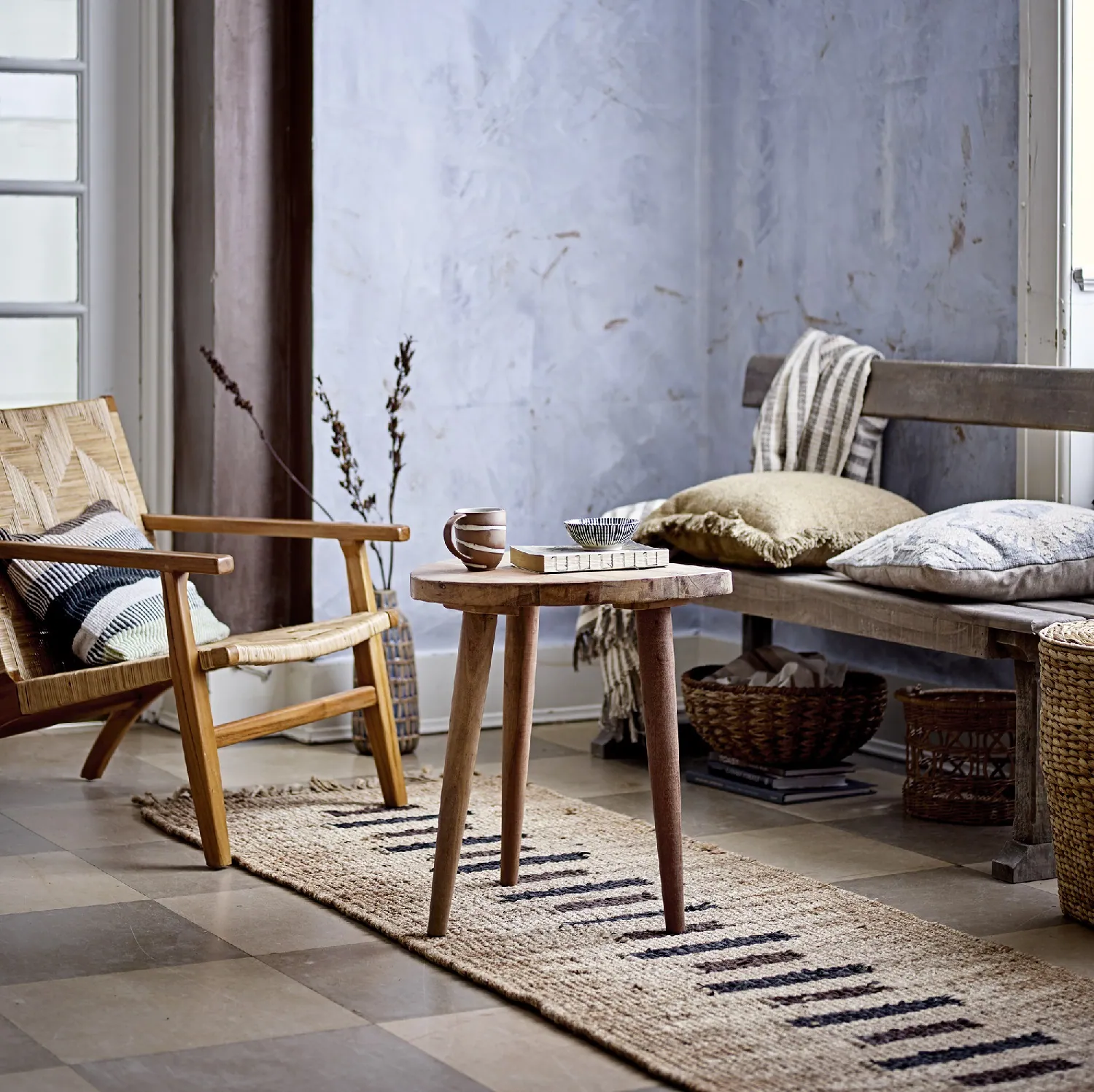 Vilde Bloomingville dywan z juty, sklep internetowy Natural Home Decor