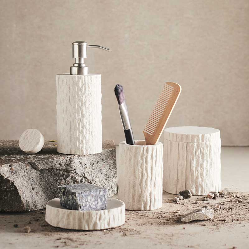 Pojemnik łazienkowy z pokrywką, Muubs, sklep online, Natural Home Decor