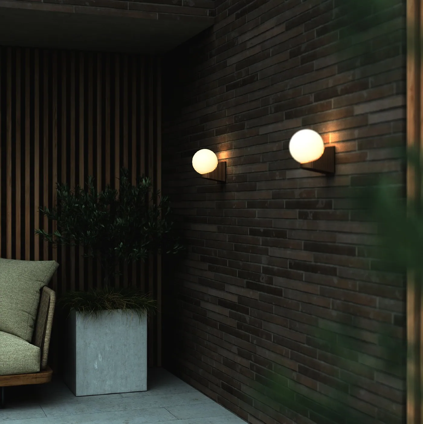 Kinkiet zewnętrzny HayLey Nordlux czarna Natural Home Decor