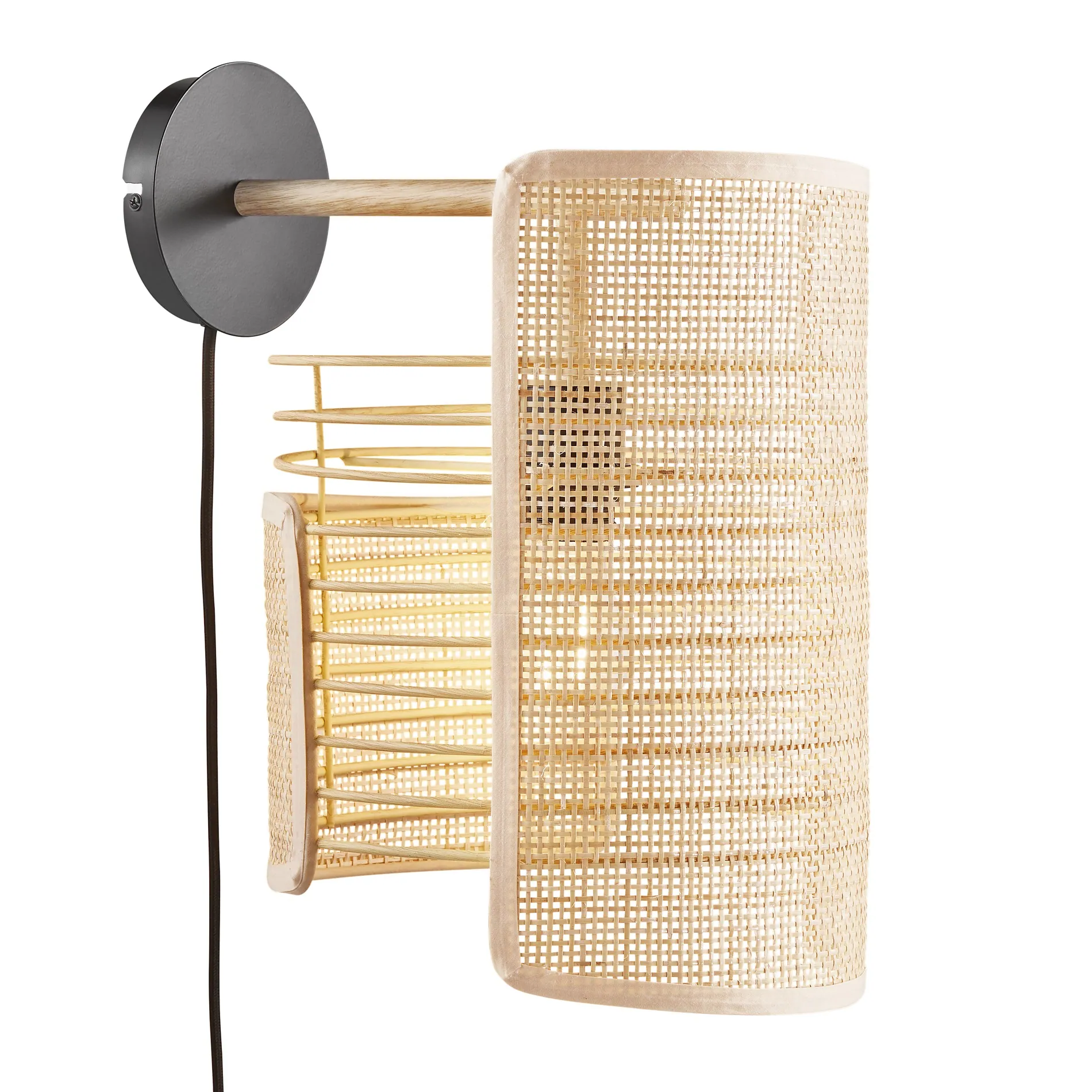 kinkiet rattanowy Jaffna Nordlux, sklep internetowy Natural Home Decor