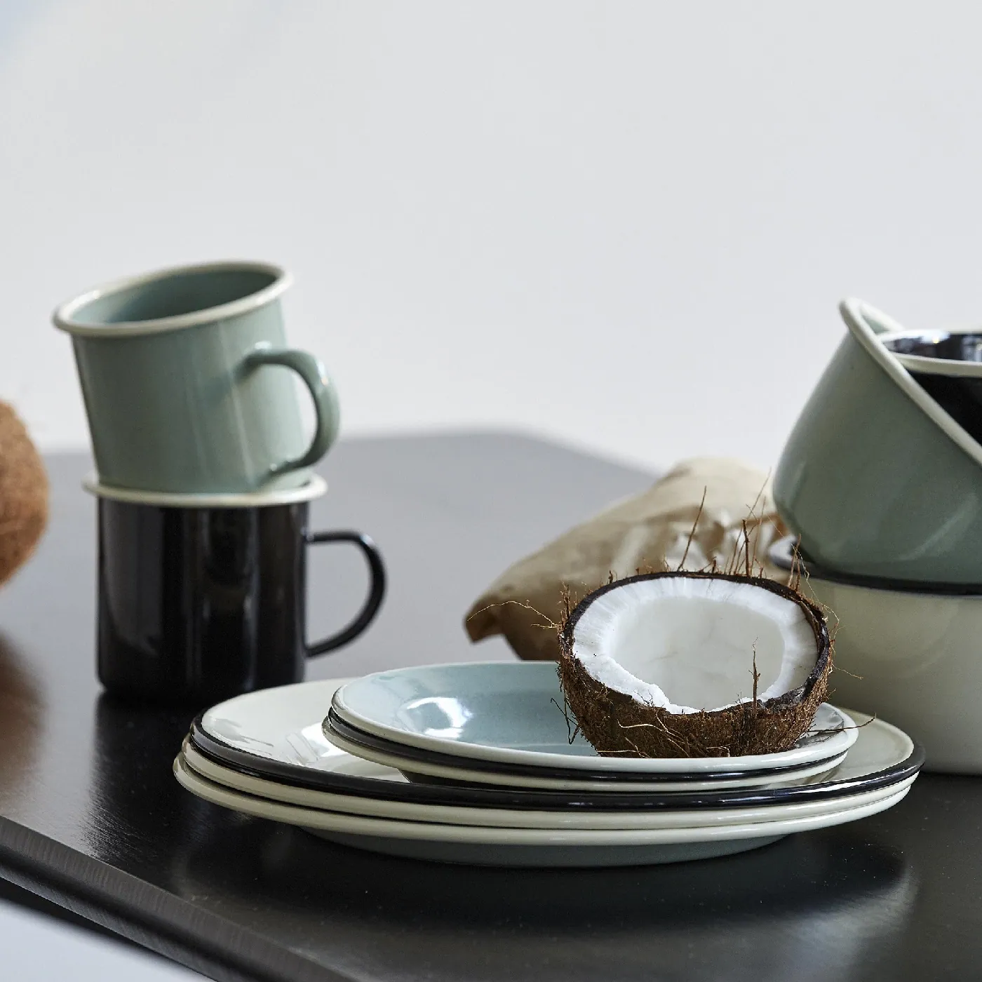 kubek emaliowany Ginger Nordal, sklep internetowy Natural Home Decor