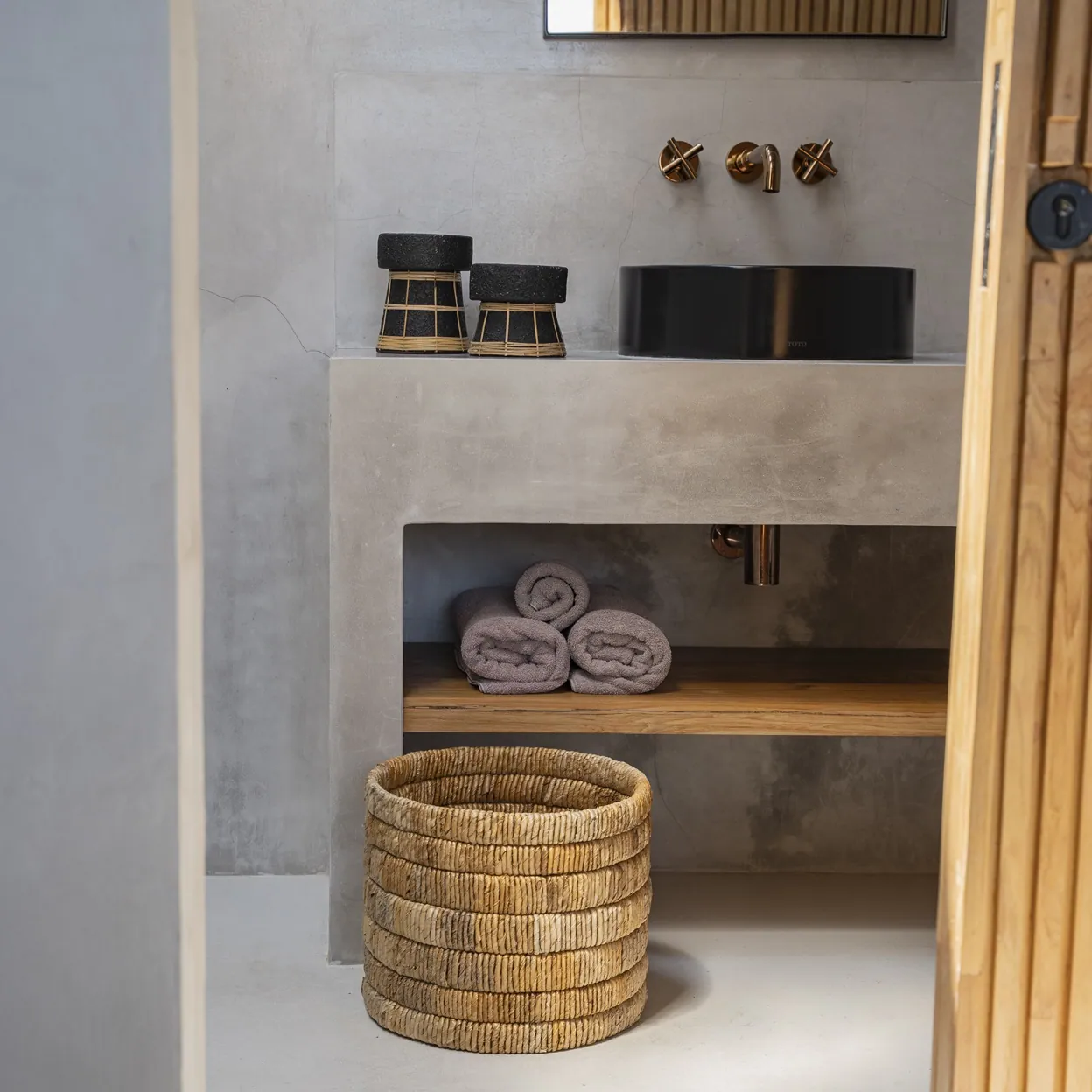 Bazar Bizar Chuma, kosz do przechowywania, Natural Home Decor