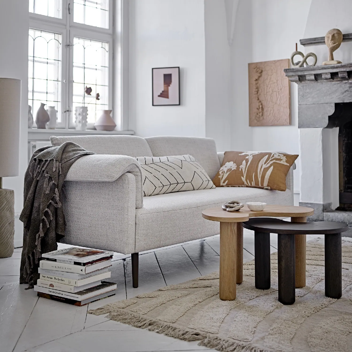 Bloomingville Elaine, dywan bawełniany, Natural Home Decor