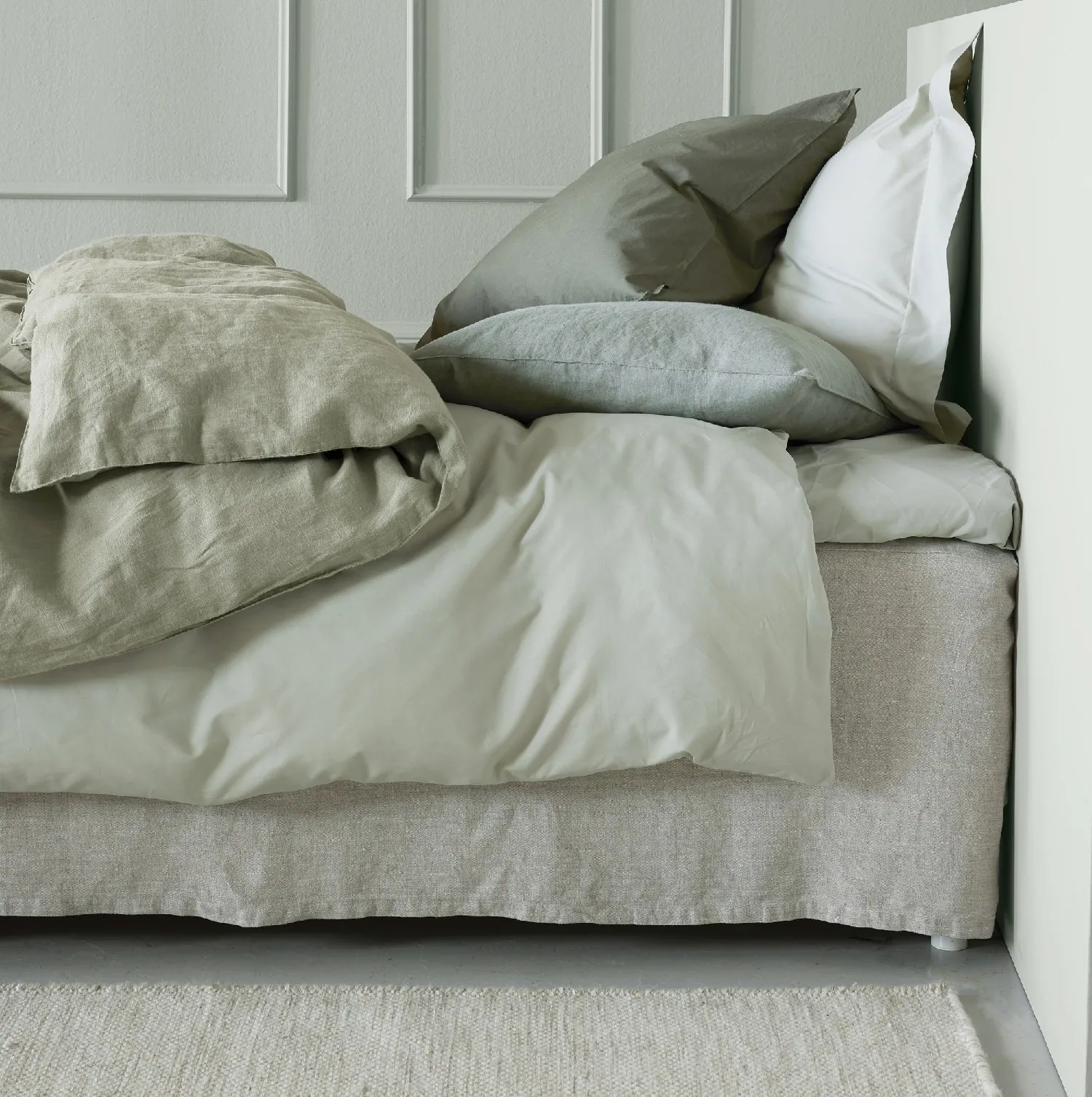 Pastelowa pościel bawełniana oraniczna perkal Natural Home Decor